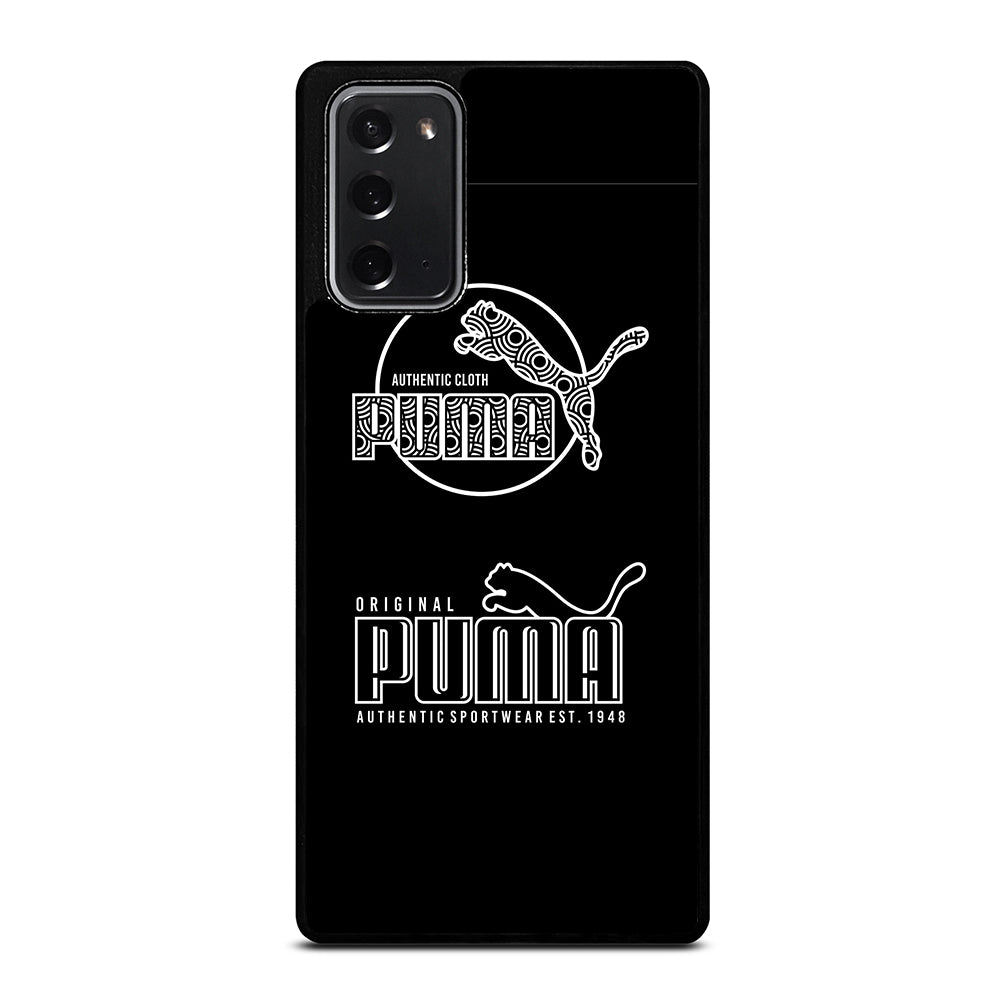 PUMA BLACK LOGO Samsung Galaxy Note 20 Case Cover