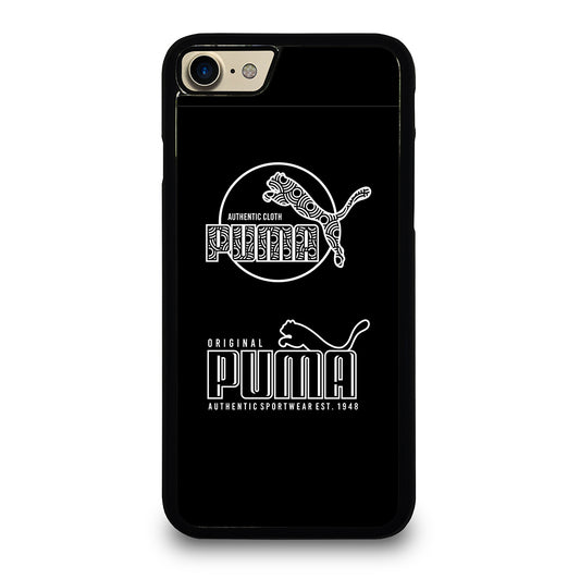 PUMA BLACK LOGO iPhone 7 / 8 Case Cover