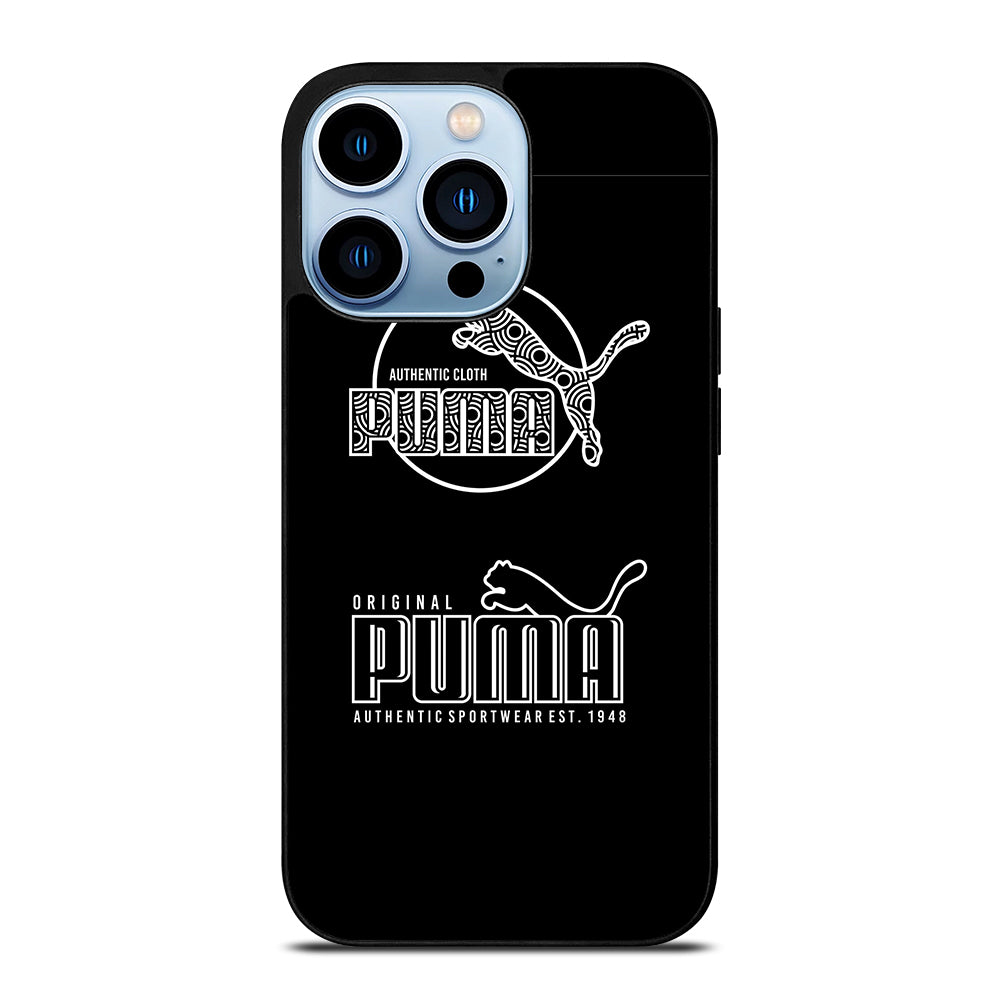 PUMA BLACK LOGO iPhone 13 Pro Max Case Cover