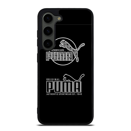 PUMA BLACK LOGO Samsung Galaxy S23 Plus Case Cover