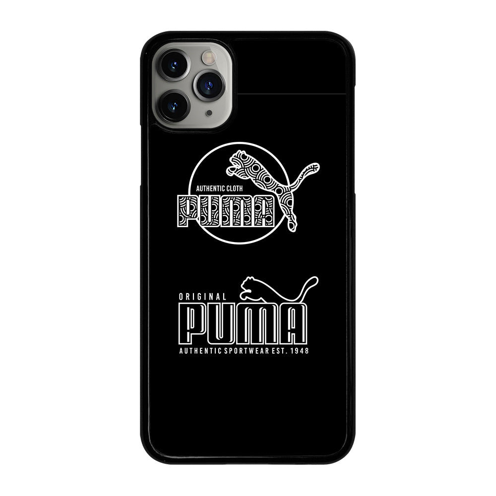 PUMA BLACK LOGO iPhone 11 Pro Max Case Cover