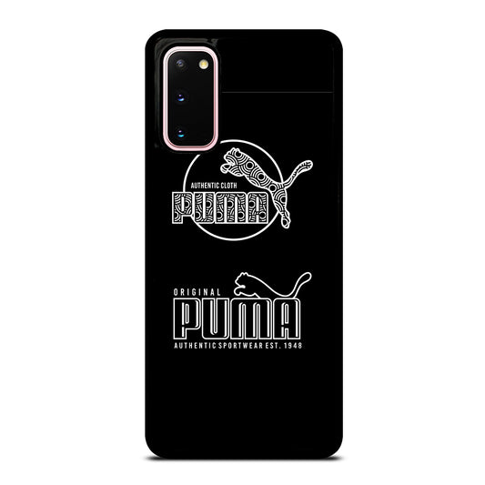 PUMA BLACK LOGO Samsung Galaxy S20 Case Cover