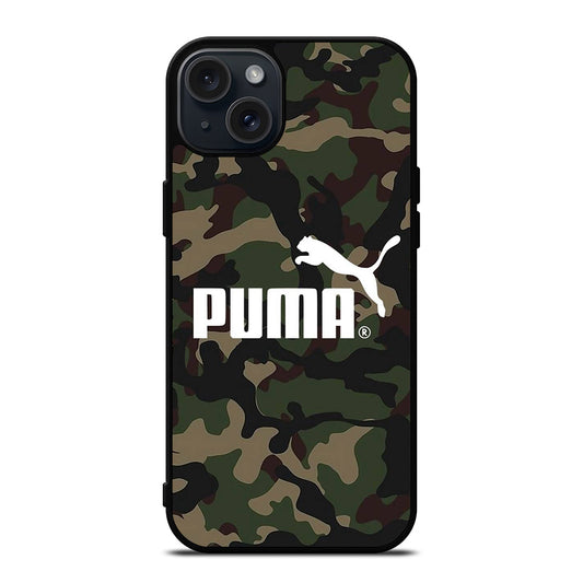 PUMA LOGO CAMO iPhone 15 Plus Case Cover