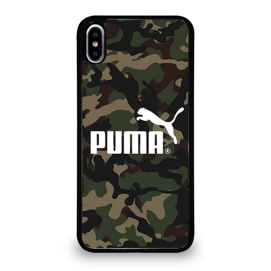 PUMA LOGO CAMO iPhone XS Max Case Cover