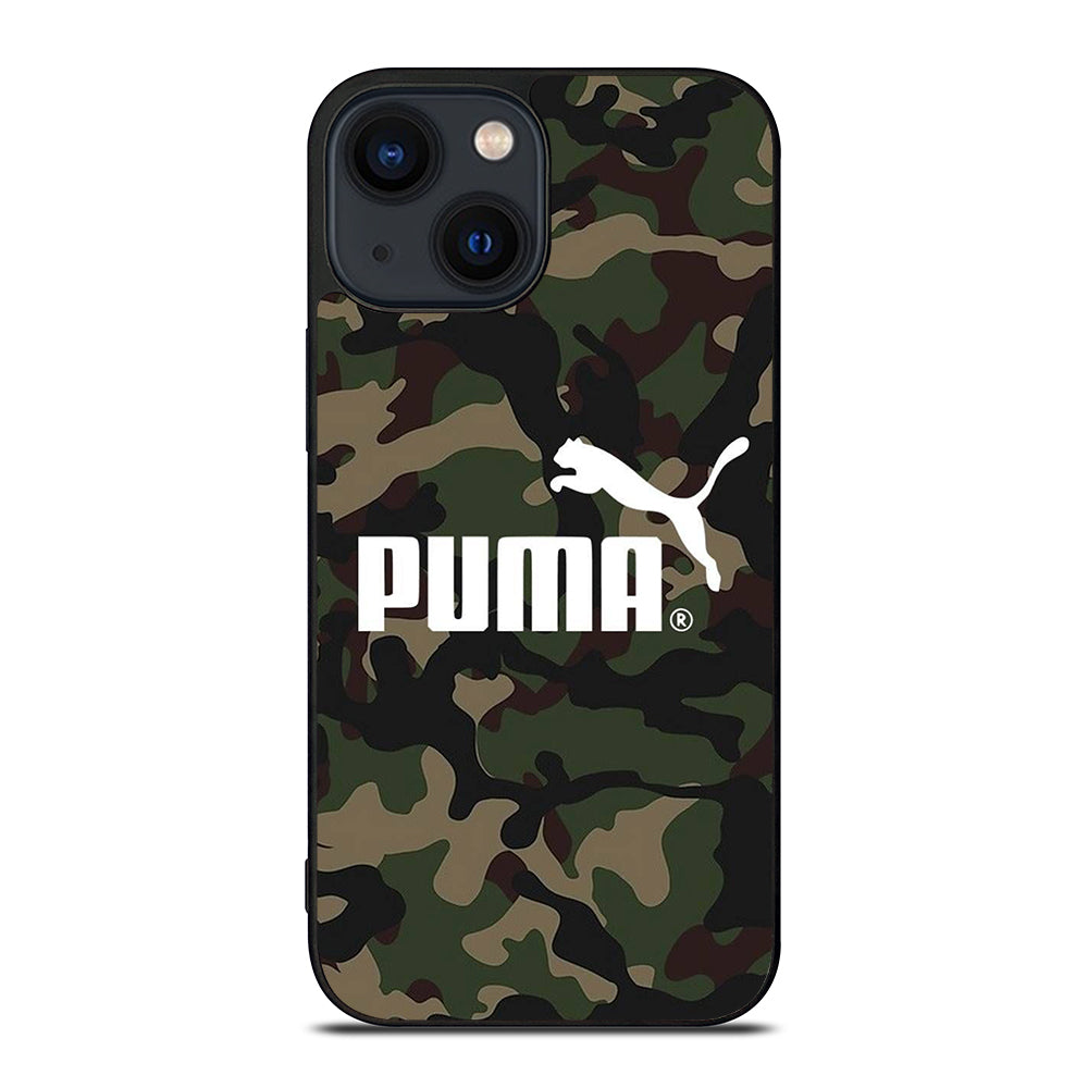 PUMA LOGO CAMO iPhone 14 Plus Case Cover