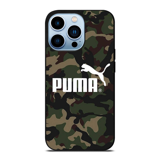 PUMA LOGO CAMO iPhone 13 Pro Max Case Cover