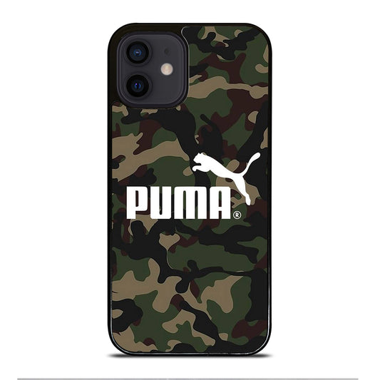 PUMA LOGO CAMO iPhone 12 Mini Case Cover