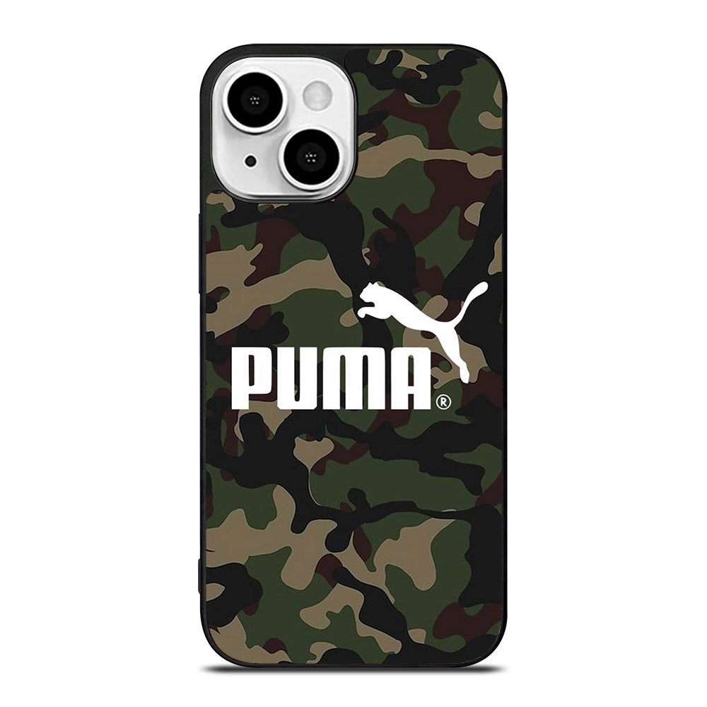 PUMA LOGO CAMO iPhone 13 Mini Case Cover