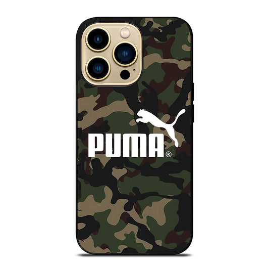PUMA LOGO CAMO iPhone 14 Pro Max Case Cover