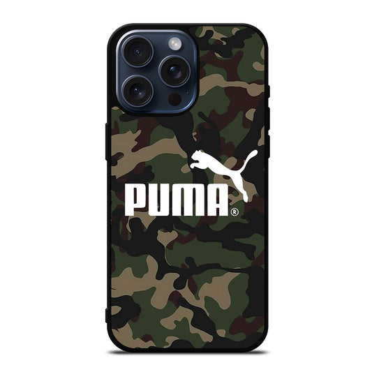 PUMA LOGO CAMO iPhone 15 Pro Max Case Cover