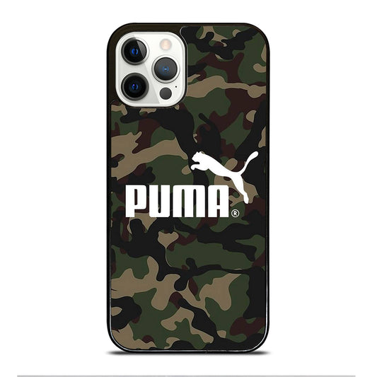 PUMA LOGO CAMO iPhone 12 Pro Case Cover