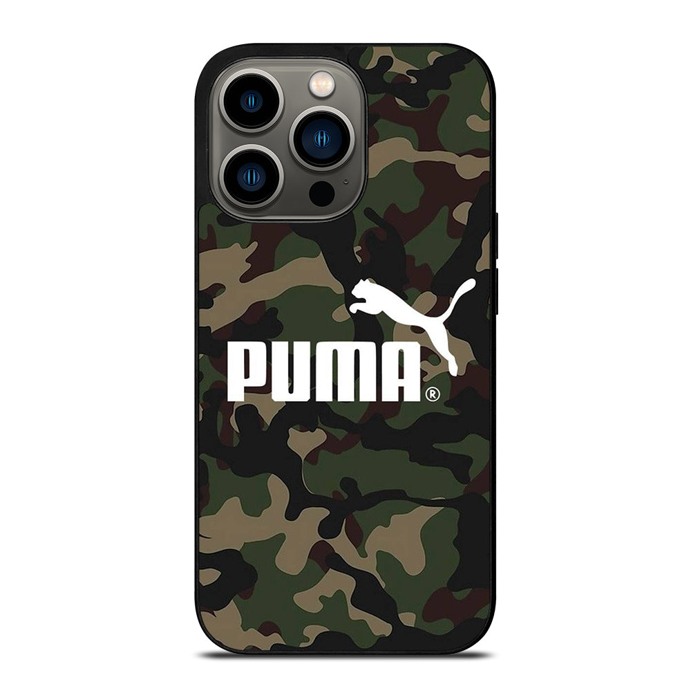 PUMA LOGO CAMO iPhone 13 Pro Case Cover