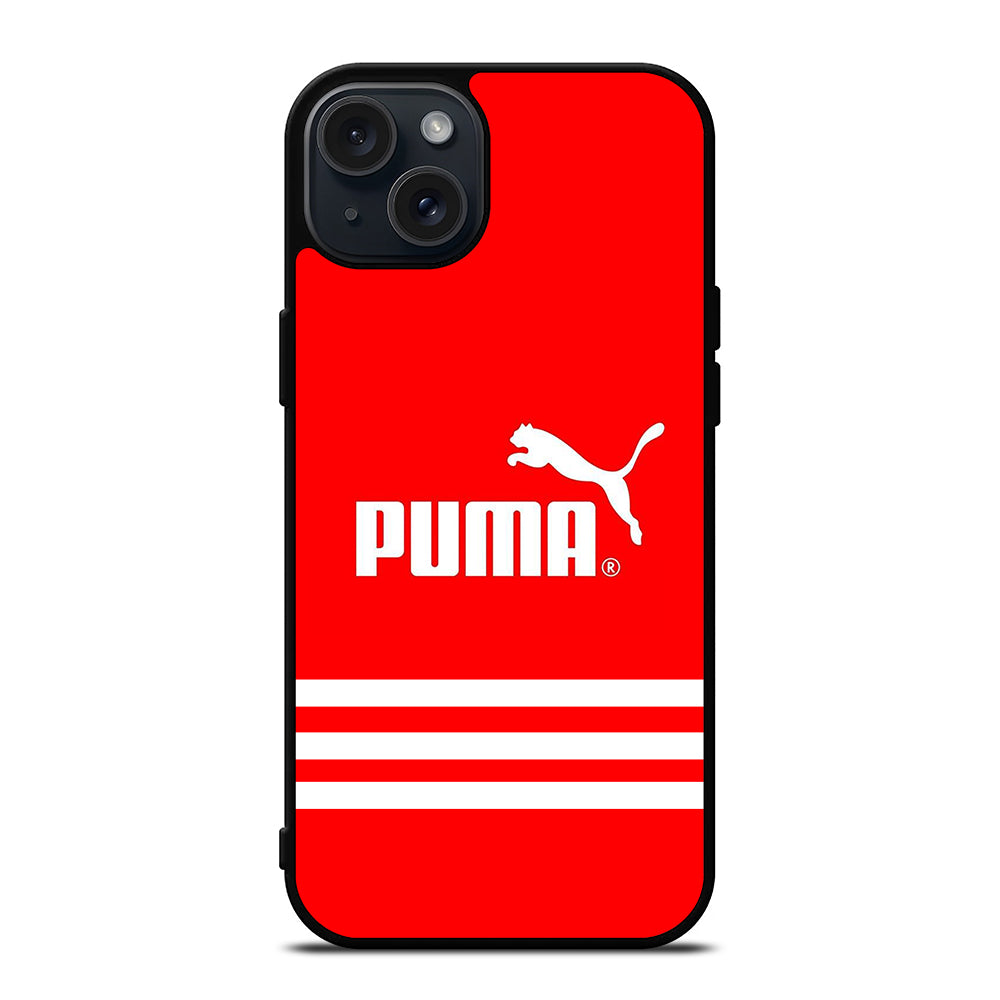 PUMA LOGO STRIPE iPhone 15 Plus Case Cover