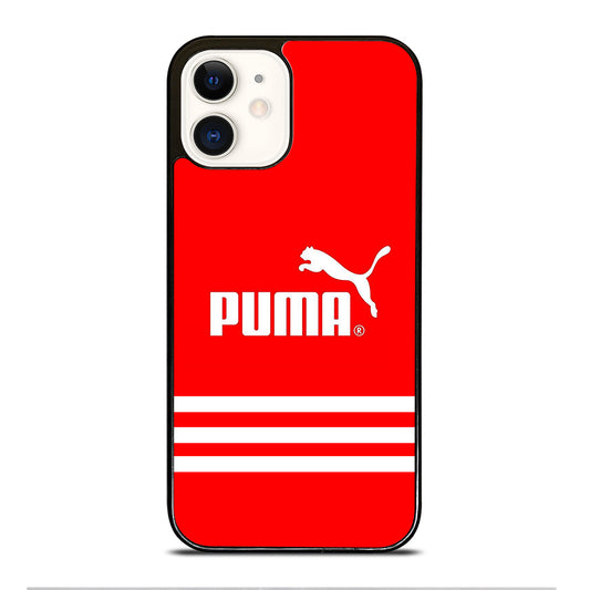 PUMA LOGO STRIPE iPhone 12 Case Cover