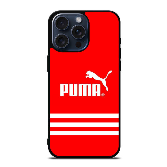 PUMA LOGO STRIPE iPhone 15 Pro Max Case Cover