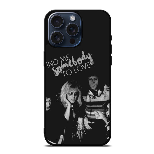 QUEEN BAND QUOTE iPhone 15 Pro Max Case Cover