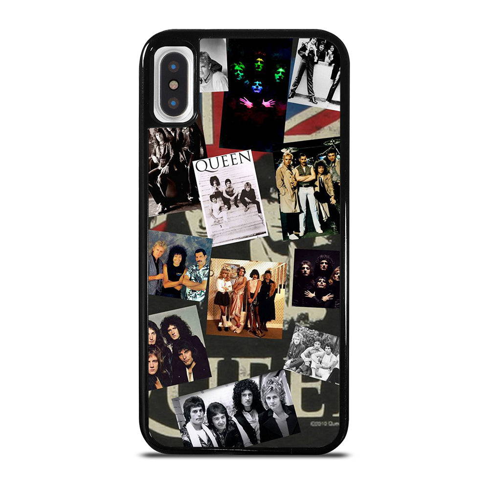 QUEEN BAND ROCK COLLAGE iPhone X / XS Case Cover