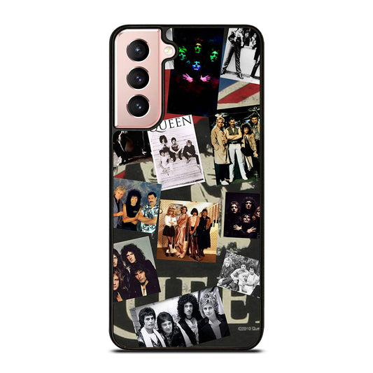 QUEEN BAND ROCK COLLAGE Samsung Galaxy S21 Case Cover