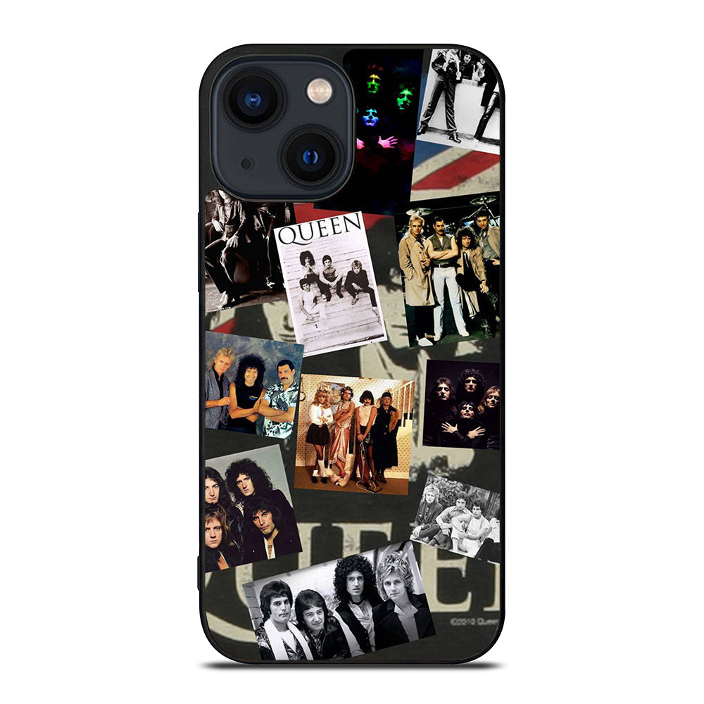 QUEEN BAND ROCK COLLAGE iPhone 14 Plus Case Cover