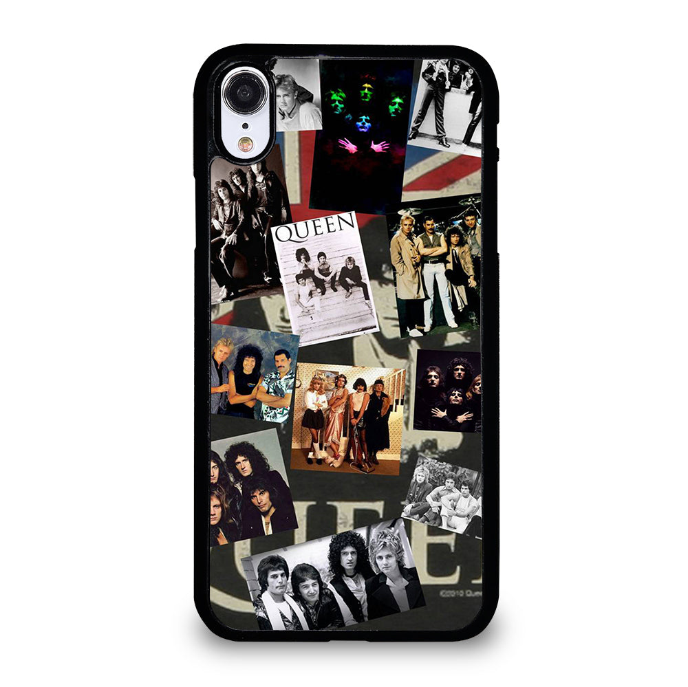 QUEEN BAND ROCK COLLAGE iPhone XR Case Cover