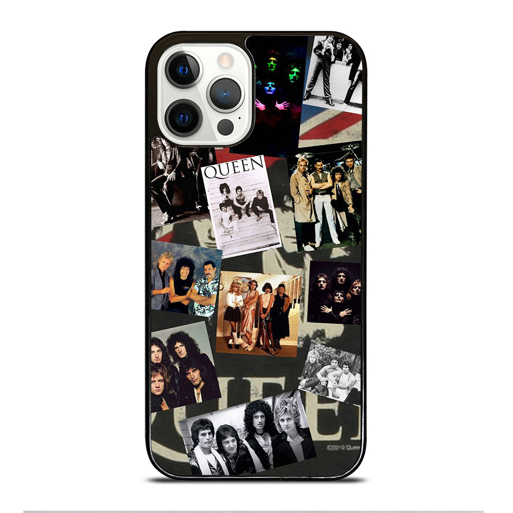 QUEEN BAND ROCK COLLAGE iPhone 12 Pro Case Cover