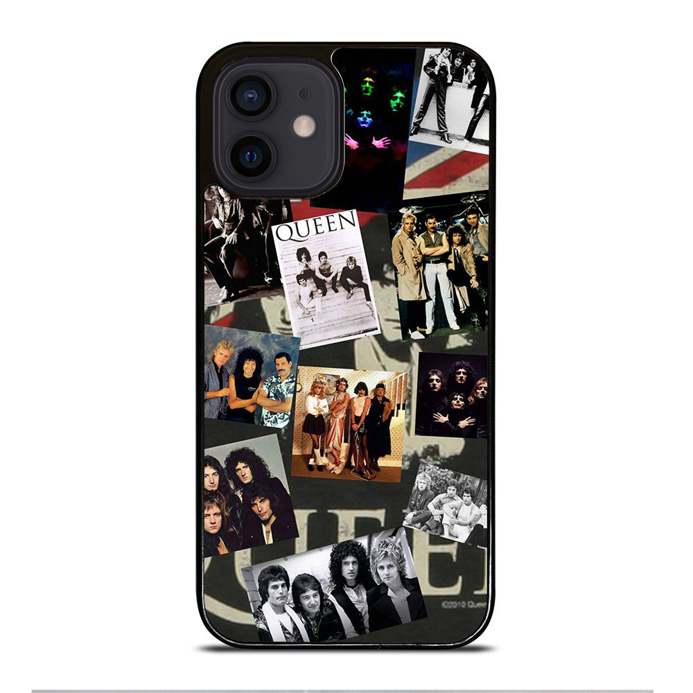 QUEEN BAND ROCK COLLAGE iPhone 12 Mini Case Cover
