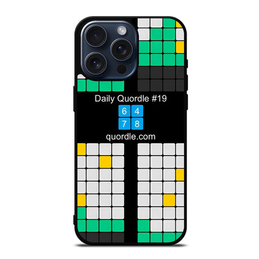 QUORDLE 2 iPhone 15 Pro Max Case Cover