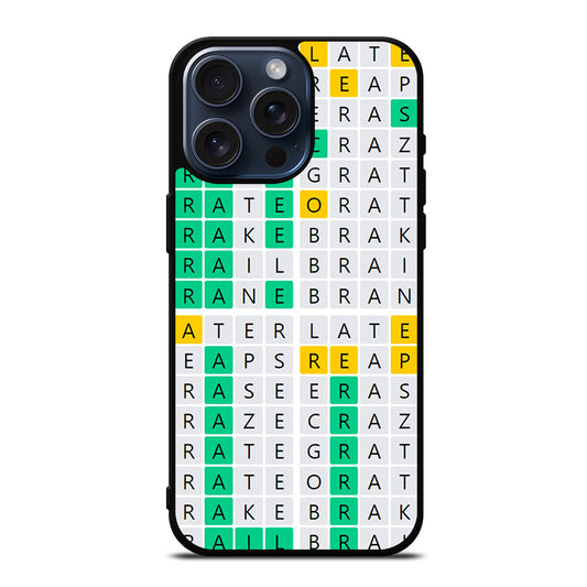 QUORDLE iPhone 15 Pro Max Case Cover