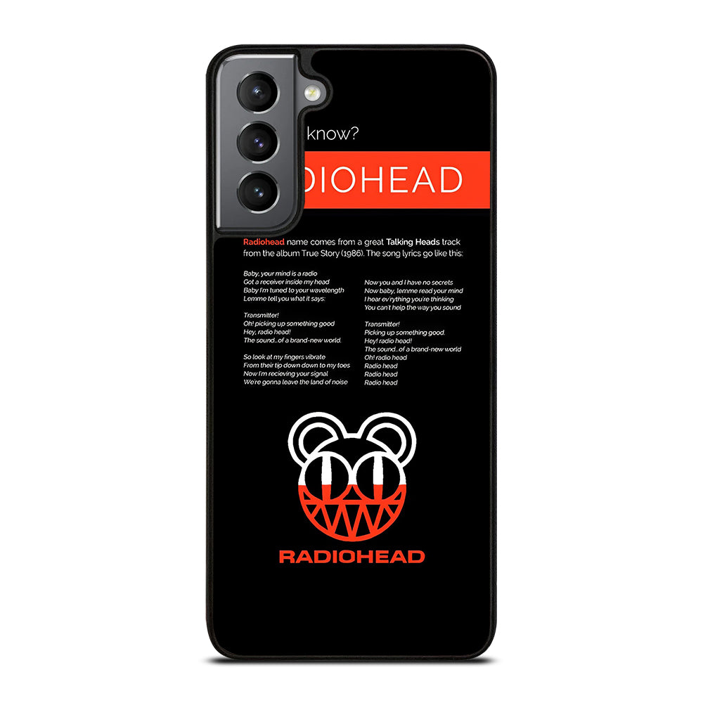 RADIOHEAD BAND LYRIC Samsung Galaxy S21 Plus Case Cover