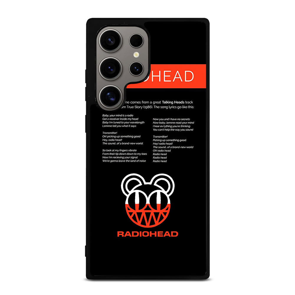 RADIOHEAD BAND LYRIC Samsung Galaxy S24 Ultra Case Cover