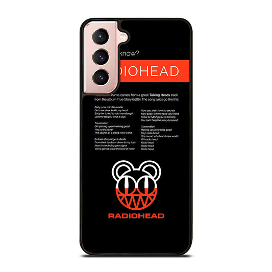 RADIOHEAD BAND LYRIC Samsung Galaxy S21 Case Cover