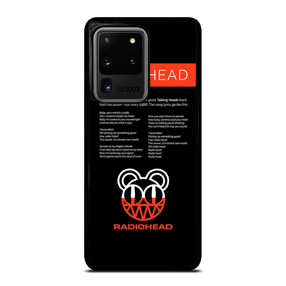 RADIOHEAD BAND LYRIC Samsung Galaxy S20 Ultra Case Cover