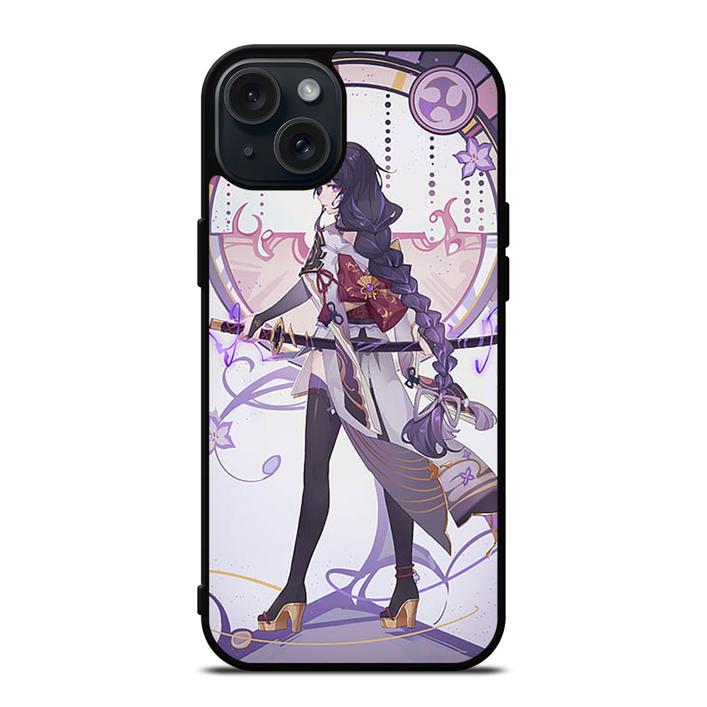 RAIDEN SHOGUN GENSHIN IMPACT GAME 1 iPhone 15 Plus Case Cover
