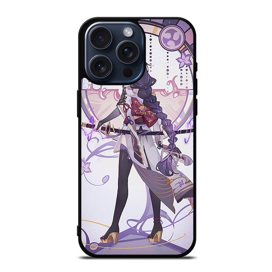 RAIDEN SHOGUN GENSHIN IMPACT GAME 1 iPhone 15 Pro Max Case Cover