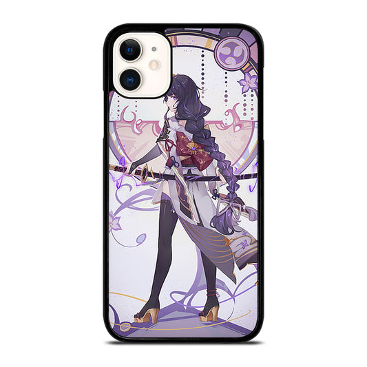RAIDEN SHOGUN GENSHIN IMPACT GAME 1 iPhone 11 Case Cover