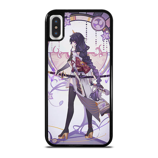 RAIDEN SHOGUN GENSHIN IMPACT GAME 1 iPhone X / XS Case Cover