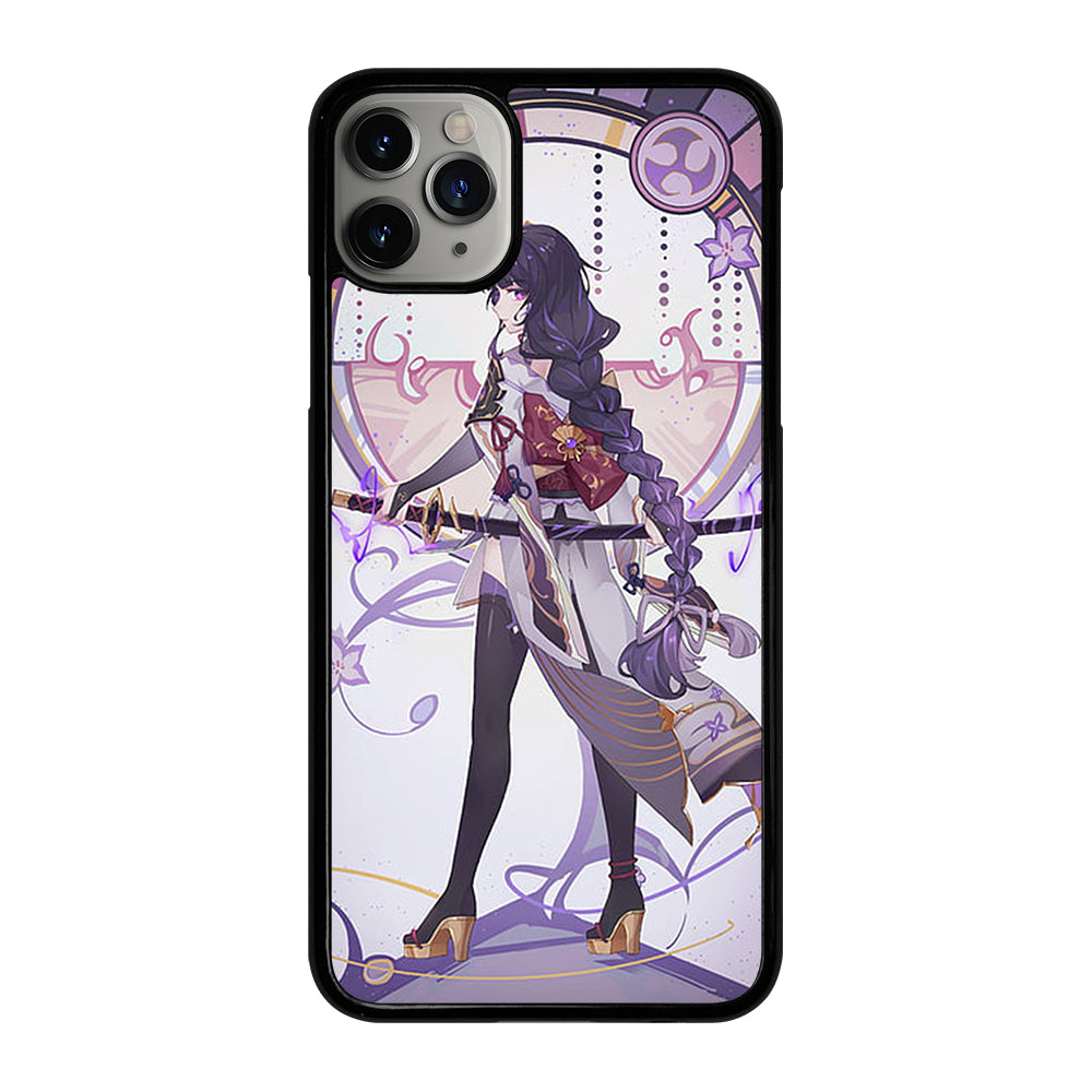 RAIDEN SHOGUN GENSHIN IMPACT GAME 1 iPhone 11 Pro Max Case Cover