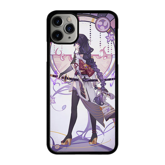 RAIDEN SHOGUN GENSHIN IMPACT GAME 1 iPhone 11 Pro Max Case Cover