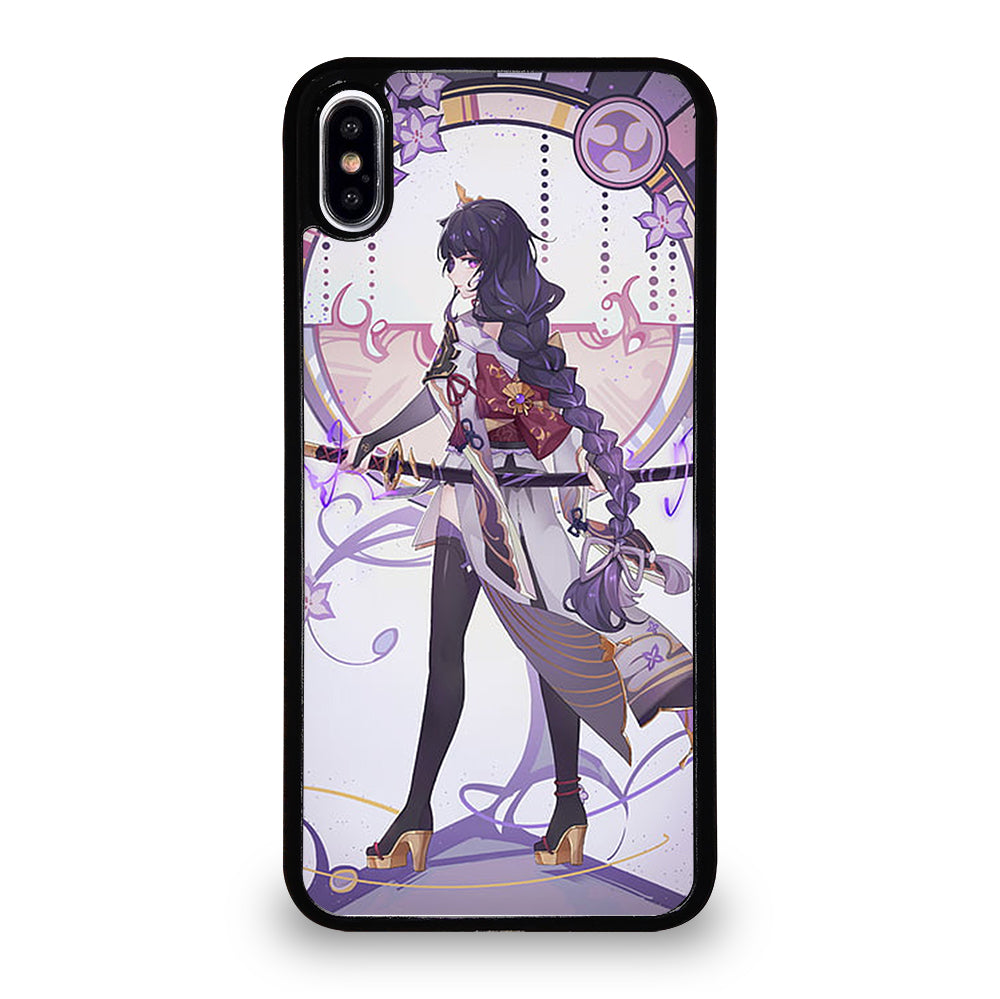 RAIDEN SHOGUN GENSHIN IMPACT GAME 1 iPhone XS Max Case Cover