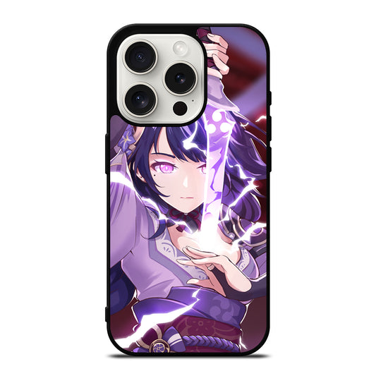 RAIDEN SHOGUN GENSHIN IMPACT GAME 2 iPhone 15 Pro Case Cover