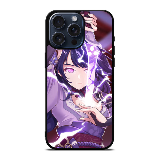 RAIDEN SHOGUN GENSHIN IMPACT GAME 2 iPhone 15 Pro Max Case Cover