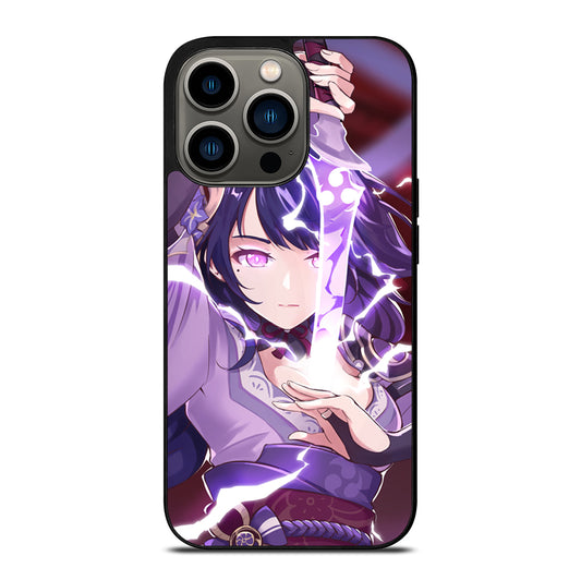 RAIDEN SHOGUN GENSHIN IMPACT GAME 2 iPhone 13 Pro Case Cover