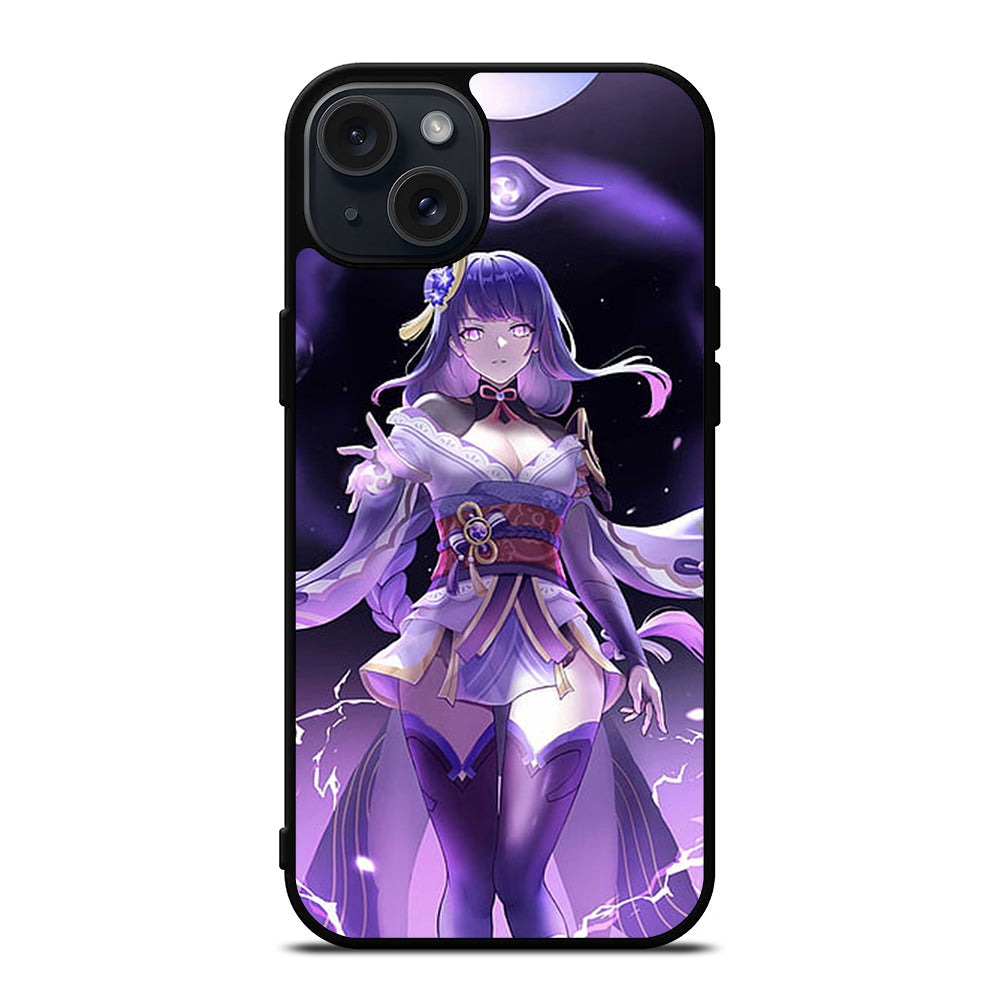 RAIDEN SHOGUN GENSHIN IMPACT GAME 3 iPhone 15 Plus Case Cover