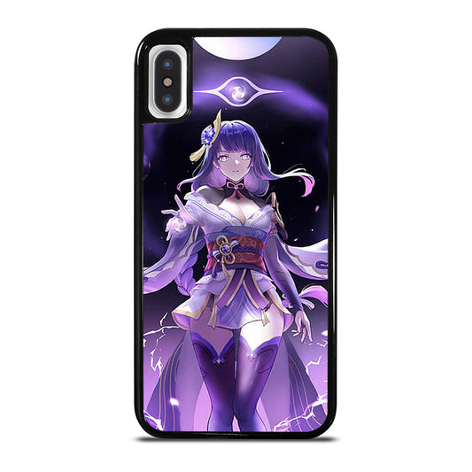 RAIDEN SHOGUN GENSHIN IMPACT GAME 3 iPhone X / XS Case Cover