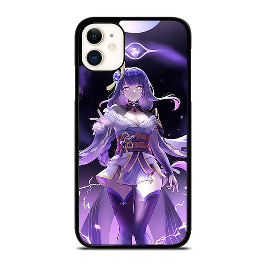 RAIDEN SHOGUN GENSHIN IMPACT GAME 3 iPhone 11 Case Cover