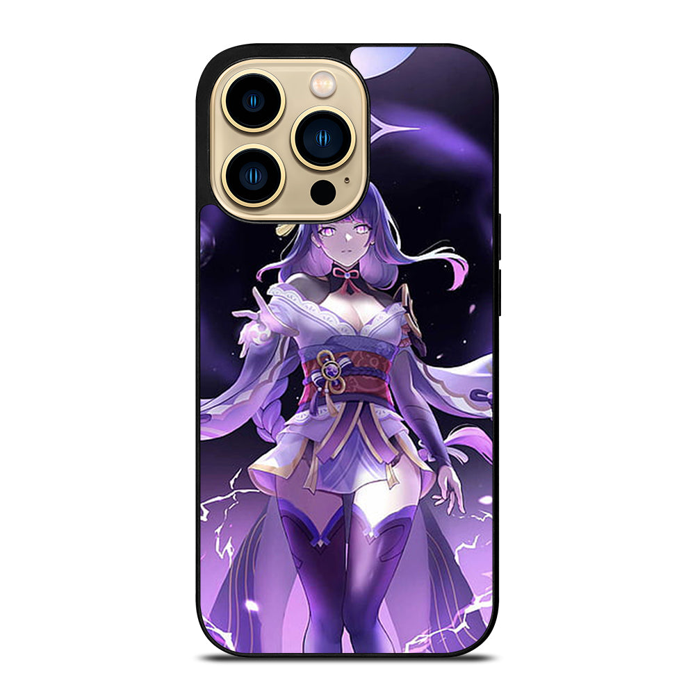 RAIDEN SHOGUN GENSHIN IMPACT GAME 3 iPhone 14 Pro Max Case Cover