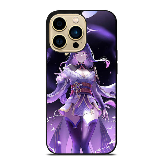 RAIDEN SHOGUN GENSHIN IMPACT GAME 3 iPhone 14 Pro Max Case Cover