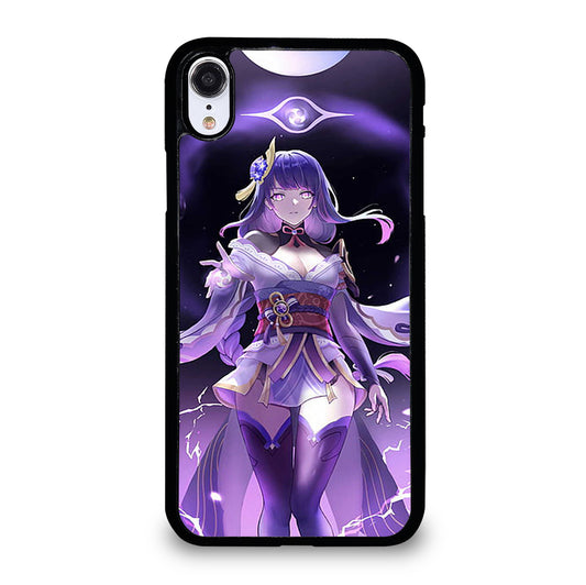 RAIDEN SHOGUN GENSHIN IMPACT GAME 3 iPhone XR Case Cover