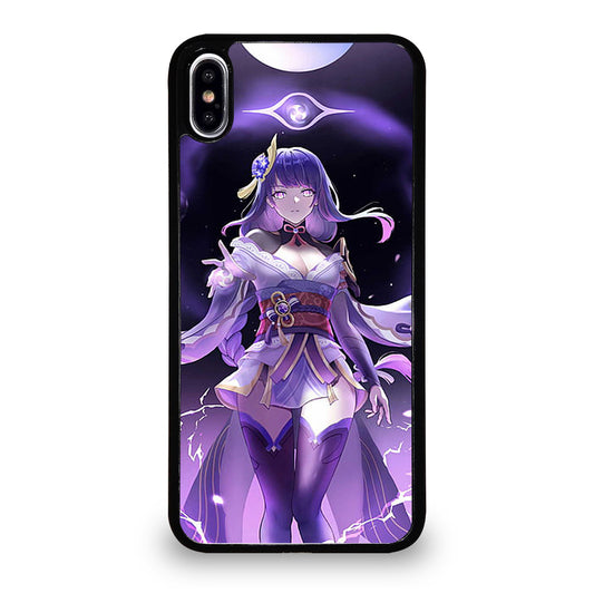 RAIDEN SHOGUN GENSHIN IMPACT GAME 3 iPhone XS Max Case Cover