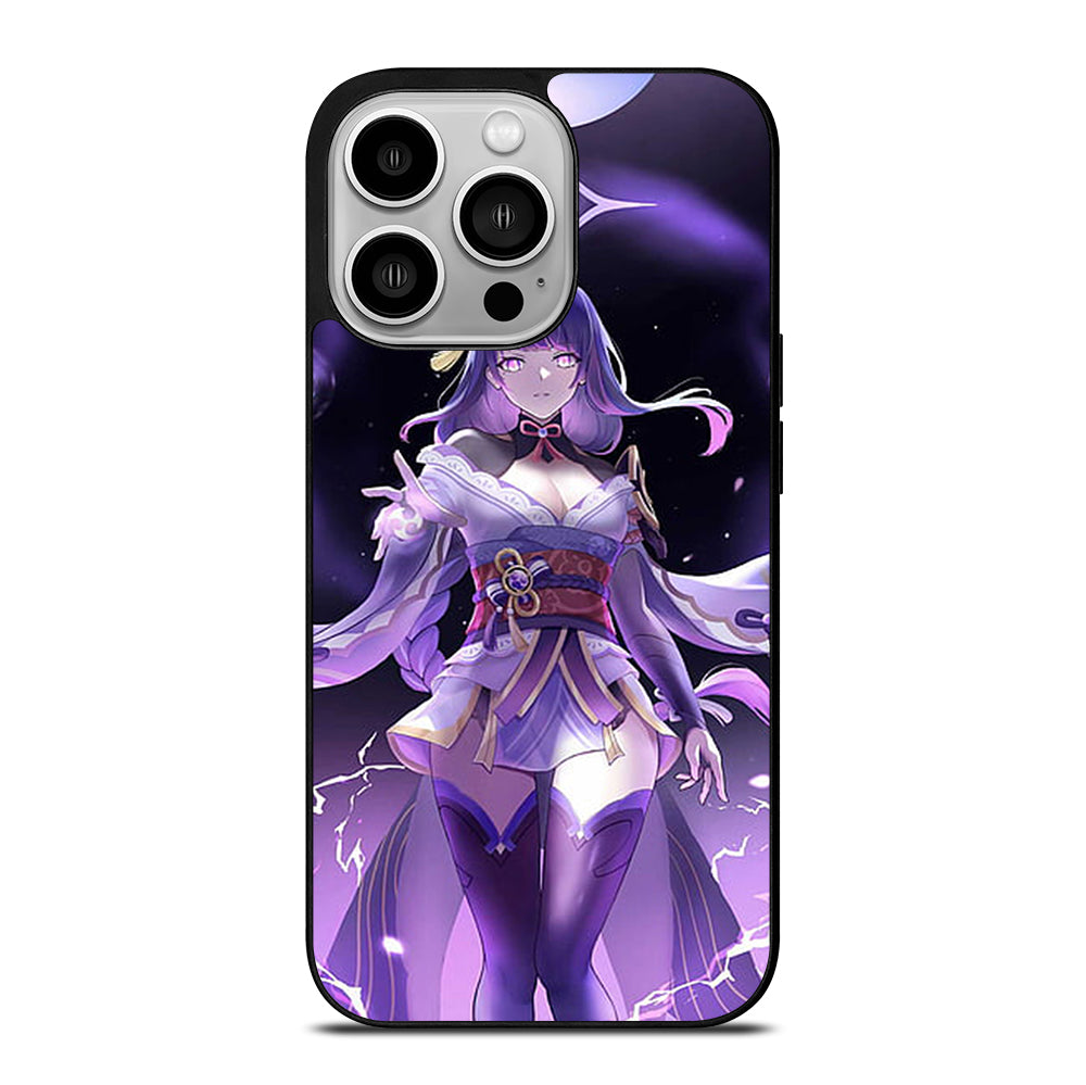 RAIDEN SHOGUN GENSHIN IMPACT GAME 3 iPhone 14 Pro Case Cover